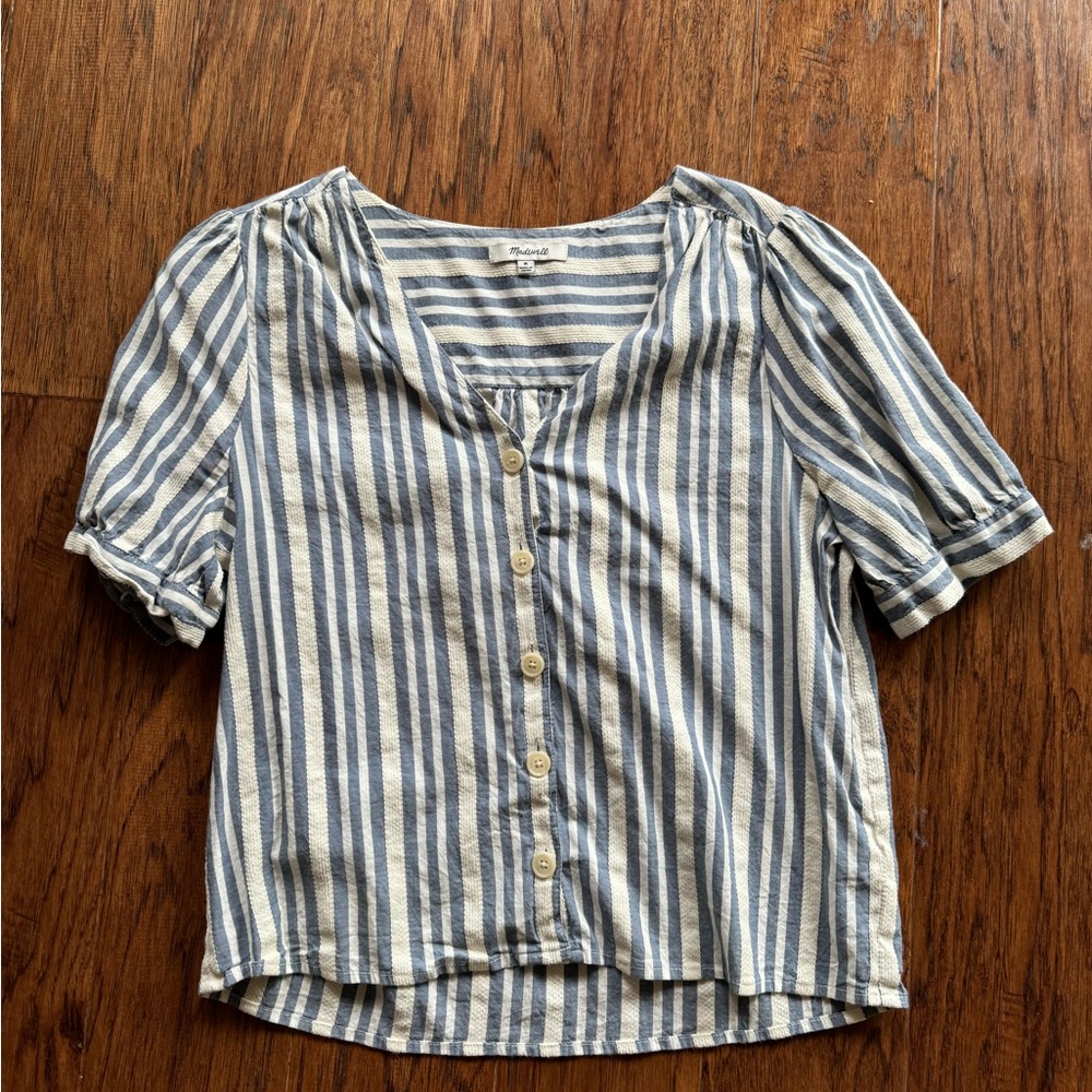 Madewell striped short sleeve